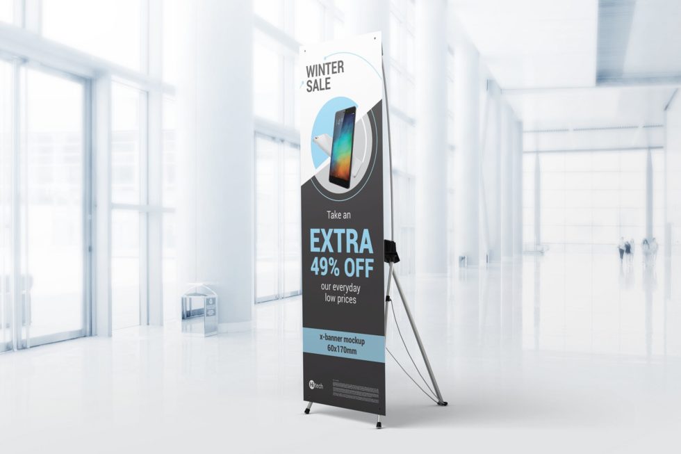 X-frame Banners Stand | Printrepid